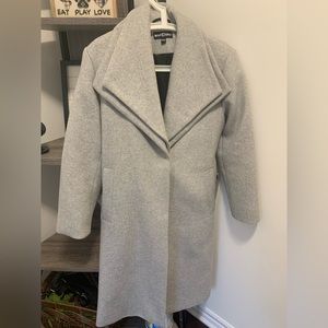 Grey wool coat